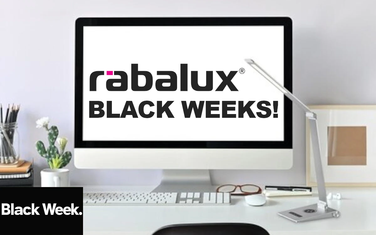 Black Weeks avec Rabalux – Réductions jusqu'à 47% !